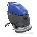 Dual brush automatic walk behind floor scrubber dryer